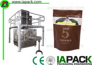 Granulovaná automatická taška na balenie strojov, Stand-up vrecia Baliaci stroj pre čaj