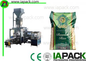 Premade Rice Otvorené ústa Bagging Machine Automatic Bag Placer